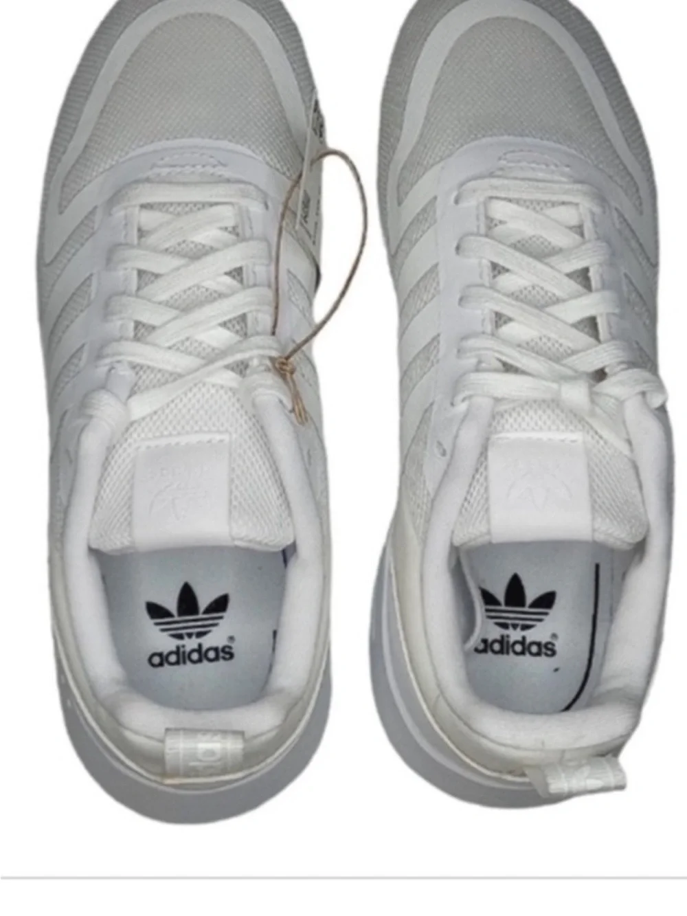 adidas White Mesh Casual Trainers Sneakers Stylish Adidas sneakers in white